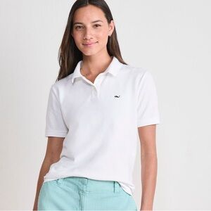 Vineyard Vines Classic White Polo